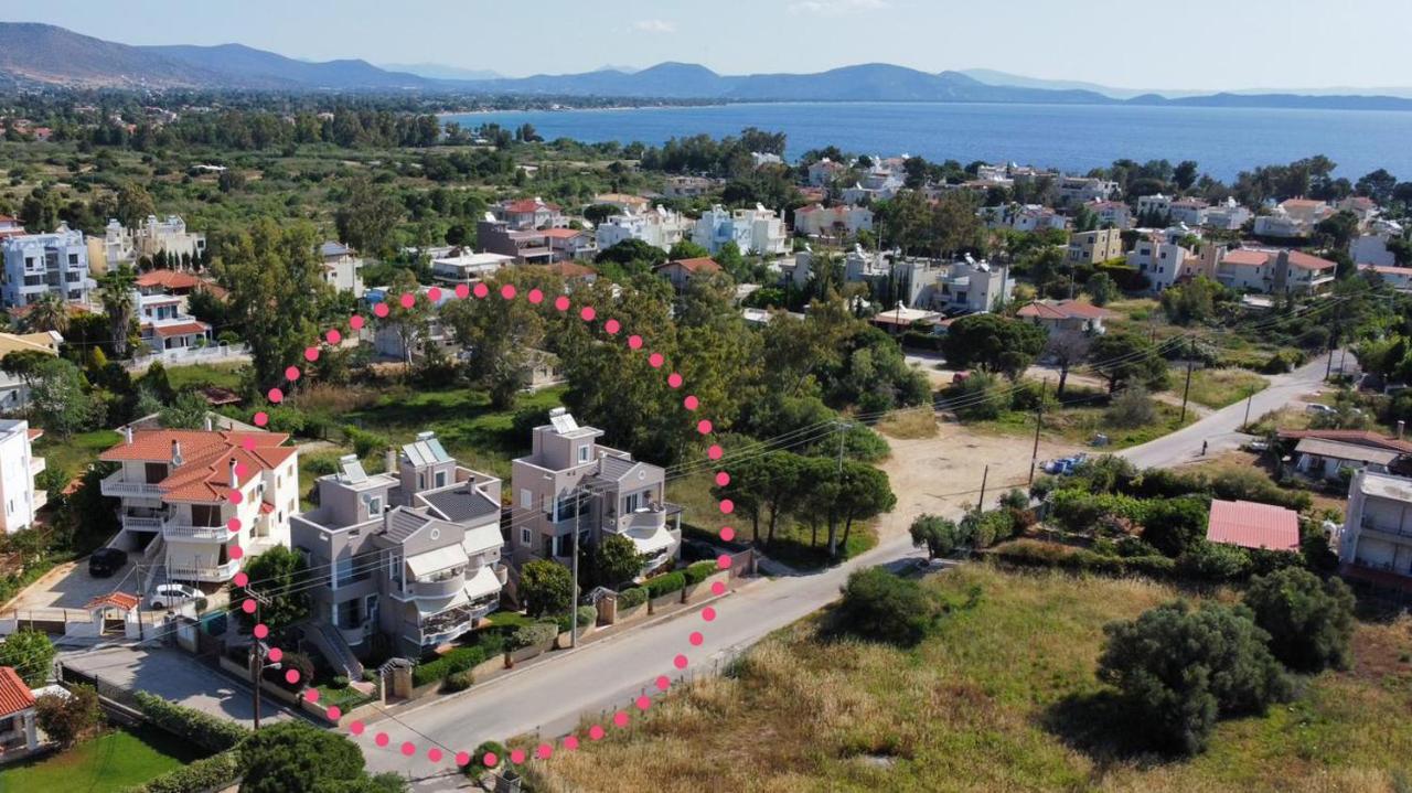 Helios: Charming Beach Home Next To Crystal Waters Néa Mákri Zewnętrze zdjęcie
